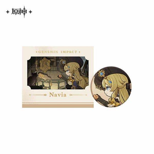 原神 Genshin フォンテーヌシリーズ キャラクター缶バッジ ナヴィア 原神 Genshin フォンテーヌシリーズ キャラクター缶バッジ ナヴィア