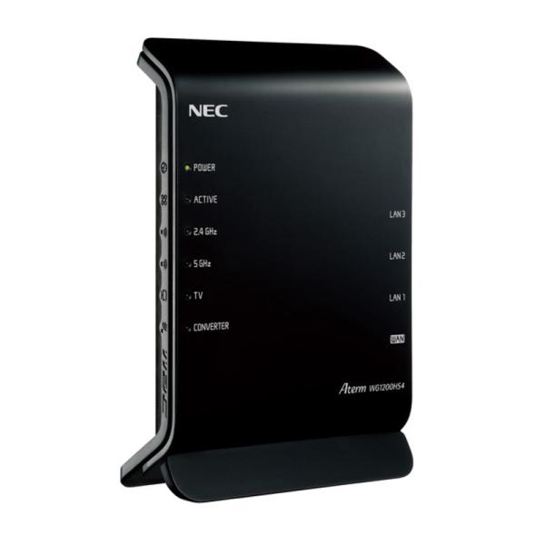 NEC PA-WG1200HS4 Aterm 無線LANルータ Wi-Fi 5（11ac）対応 メー...