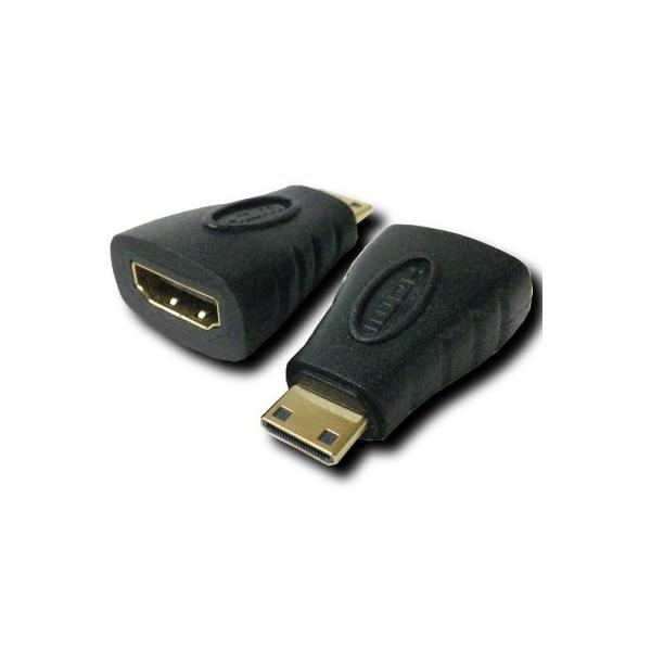 新品 メール便可 HDMI → miniHDMI 変換 アダプター ミニHDMI HDMIタイプC HDMIタイプA コネクター