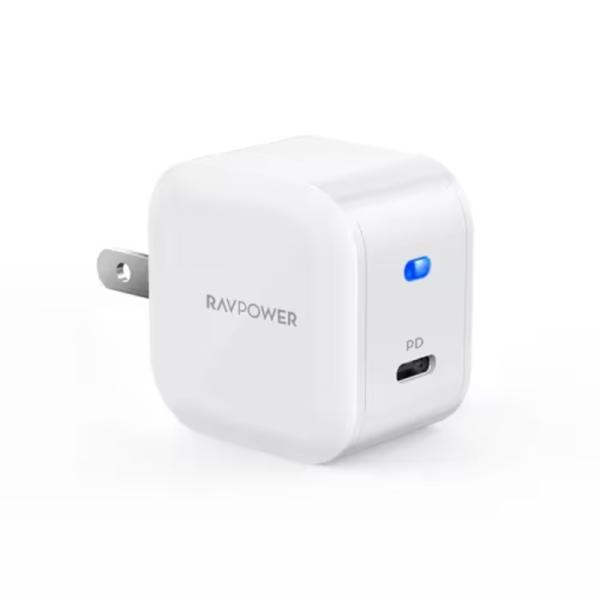 RAVPower RAVPower USB-C 1ポート 急速充電器 20W PD対応 ホワイト R...