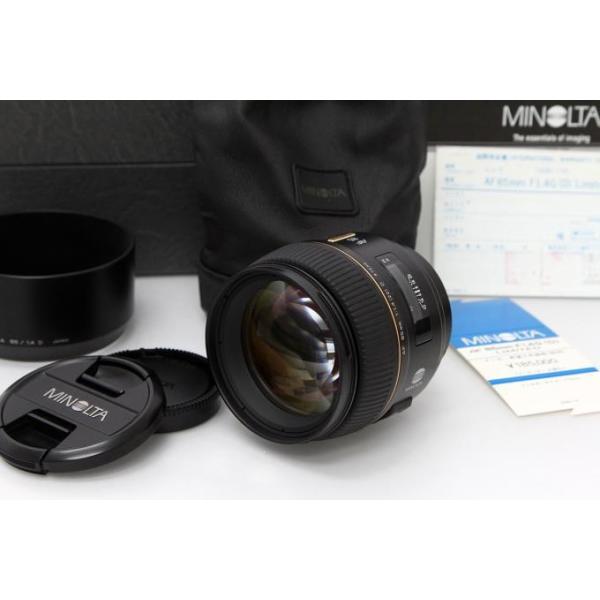 コニカミノルタ 【全額返金保証】極美品｜ミノルタ AF 85mm F1.4