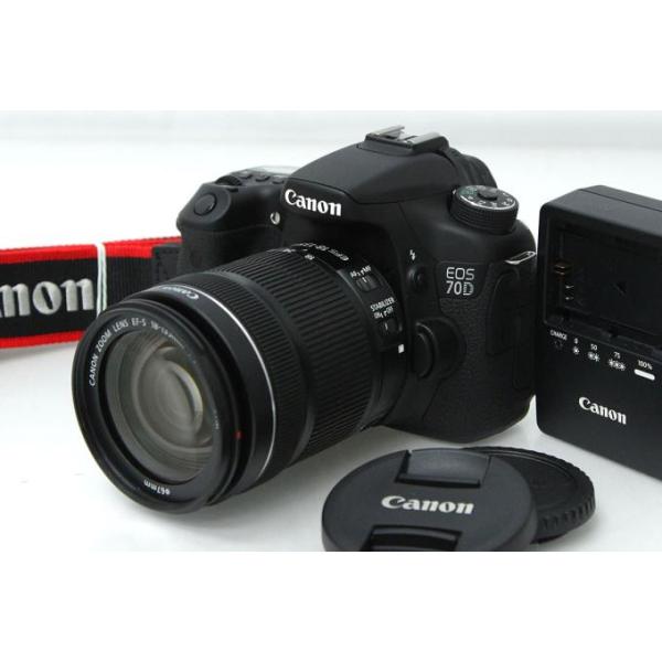 EOS 【全額返金保証】極美品｜キヤノン 70D EF-S18-135 IS STM レンズ