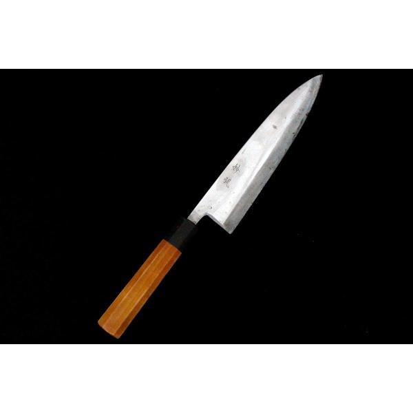 並品｜妙観 身卸出刃包丁 八寸 霞 青鋼 朴柄 λA5390-2L1出刃 : アキバ