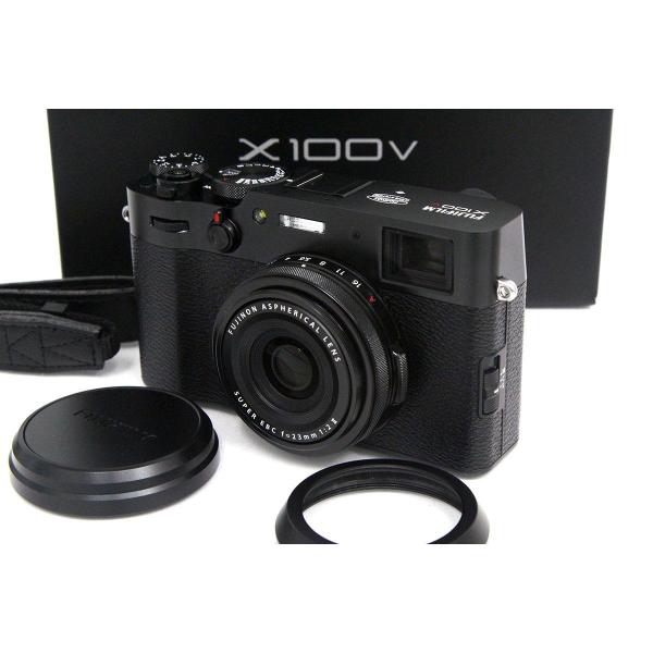 富士フイルム - FUJIFILM X100V BLACK おまけ付 保証期間内 FUJIFILM 中古 1年保証 美品 X100V ブラック : Premier Camera