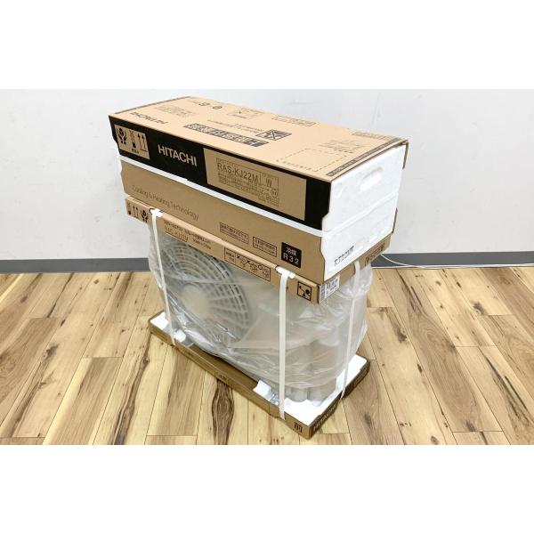 日立 6畳用 ルームエアコン白くまくん 冷暖房 RAS-KJ22M・2023年製 日立（HITACHI） 【工事費別途】HITACHI ルームエアコン 冷暖房時6畳用