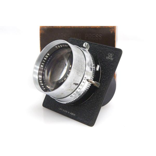 【中古】東京光学 TOPCON トプコン TOPCOR P.T 180mm f/5.6 ジャンク品｜トプコン Topcor P.T 180mm F5.6 CA01-A8697-2M3C-ψ