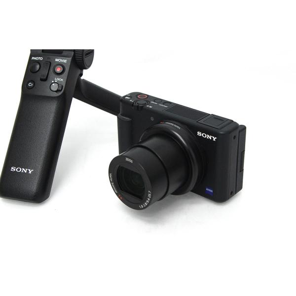 SONY純正 75-300mm 望遠レンズ 美品 F4.5-5.6 ソニー VLOGCAM 【全額返金保証】並品｜ソニー ZV-1G シューティンググリップ