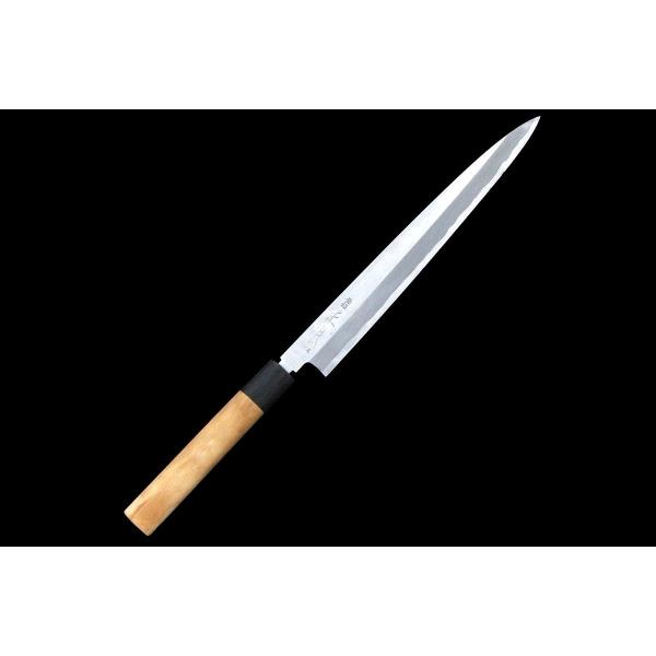 正本総本店 極美品｜正本総本店 柳刃包丁 霞 九寸 青鋼 朴柄 KN02