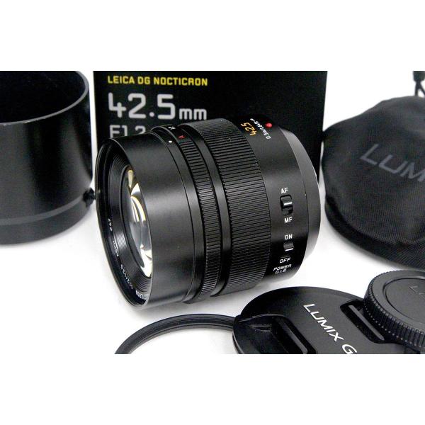 【美品★箱付属品あり】nocticron42.5mmF1.2 パナソニック LEICA DG NOCTICRON 42.5mm/F1.2 ASPH./POWER O.I.S. H