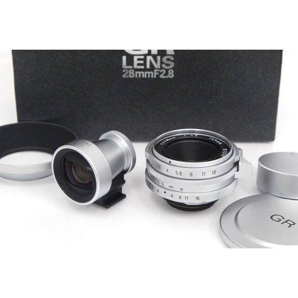 RICOH GR 【全額返金保証】極美品｜リコー LENS 28mm F2.8 シルバー