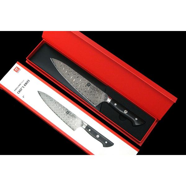 極美品｜ツヴィリング 牛刀 洋包丁 200mm タクミ ダマスカス