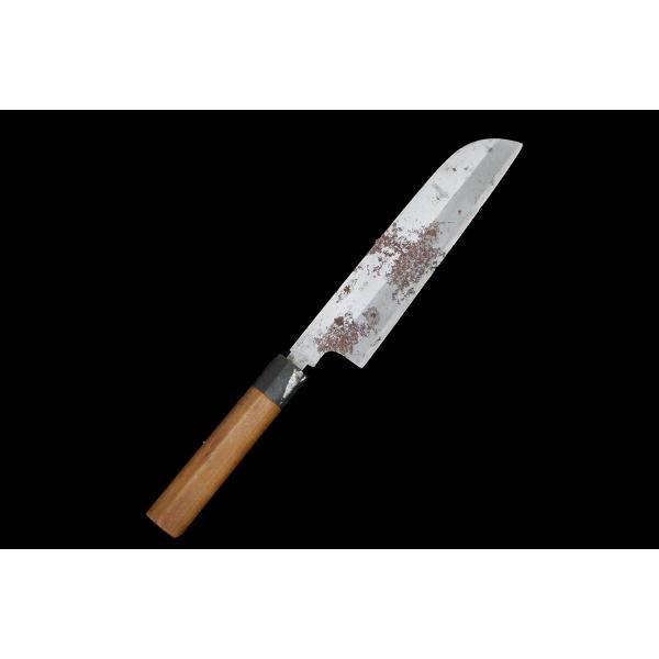 並品｜正本総本店 鎌型薄刃包丁 霞 八寸 朴柄 KN02-B1047-2L1D