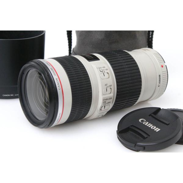 【全額返金保証】【最速発送】Canon EF70-200mm F4L USM 美品 動作確認済 EFレンズ 【全額返金保証】お買い得品｜キヤノン EF70-200mm F4L IS