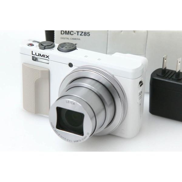 LUMIX 【全額返金保証】並品｜パナソニック DMC-TZ85 ホワイト CA01