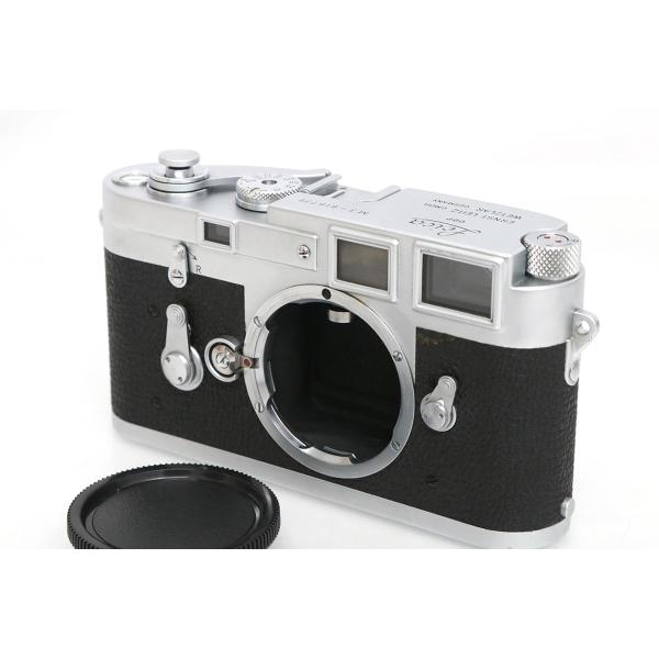 【全額返金保証】並品｜ライカ M3 ボディ シルバークローム 2ストローク初期型福耳 CA01-M4175-2C3