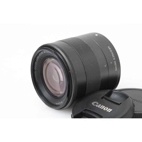 ■商品名キヤノン EF-M18-55mm F3.5-5.6 IS STM■状態並品[外観]全体的に使用に伴うスレや傷があります。[光学]チリの混入及び、薄いくもりが発生しております。[動作]基本動作に異常は無く動作良好です。スタッフコメント...