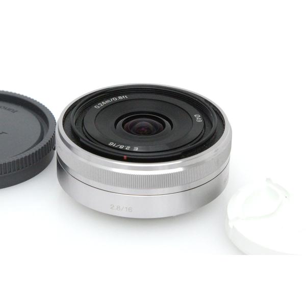 【全額返金保証】良品｜ソニー E16mm F2.8 SEL16F28 CA01-P371-2A2A