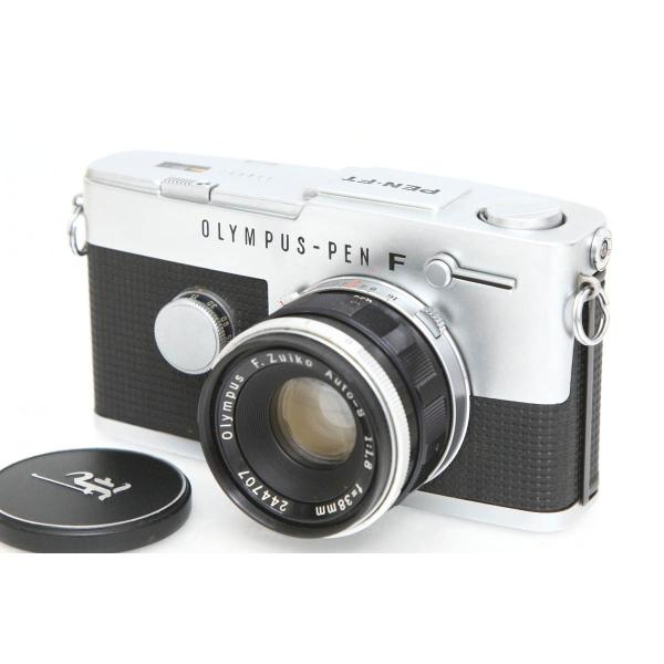 ■商品名オリンパス PEN-FT+F.ZUIKO Auto-S 38mm F1.8■状態並品■付属品レンズキャップストラップ留め具2個※付属品について上記、主要な付属品を記載しております。画像にあるものが全てとなりますので、詳細は商品写真よ...