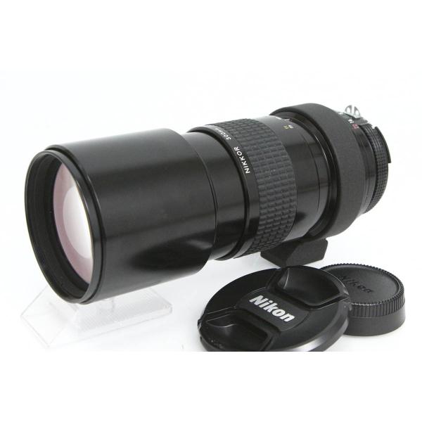 ■商品名ニコン Ai NIKKOR 300mm F4.5■状態お買い得品軽度のくもり及び、カビ跡があります。[外観]目立つ傷や使用感はなく外観状態は良好です。[光学]レンズ内にカビ跡/薄いくもりがあります。[動作]基本動作に異常は無く動作良...