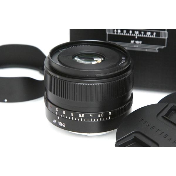 【全額返金保証】【全額返金保証】極美品｜銘匠光学 TTArtisan AF 40mm f/2 [ソニーE用] CA01-R3623-2B3