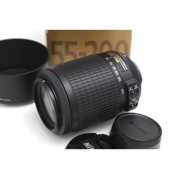 ■商品名ニコン AF-S DX VR Zoom-Nikkor 55-200mm f/4-5.6G IF-ED■状態お買い得品レンズ内かびありAF時僅かにジリジリ音がする手ぶら補正機能動作していない[外観]目立つ傷や使用感はなく外観状態は良好...