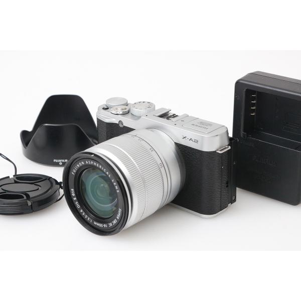 【全額返金保証】良品｜富士フイルム FUJIFILM X-A2 レンズキット [シルバー] CA01-M5658-2Q2B