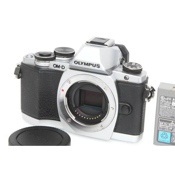 【全額返金保証】並品｜オリンパス OM-D E-M10 ボディ シルバー（センサー清掃済み） CA01-R4306-3Y2A