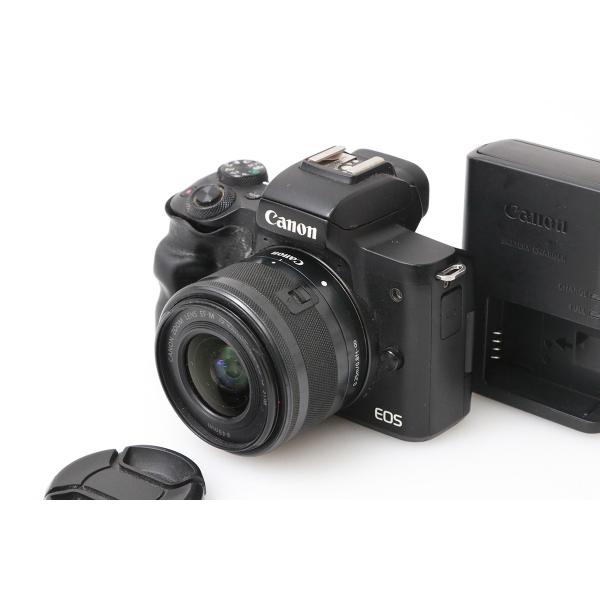 ジャンク品｜キヤノン EOS Kiss M2 EF-M15-45 IS STM レンズキット [ブラック] CA01-M6948-3U4B