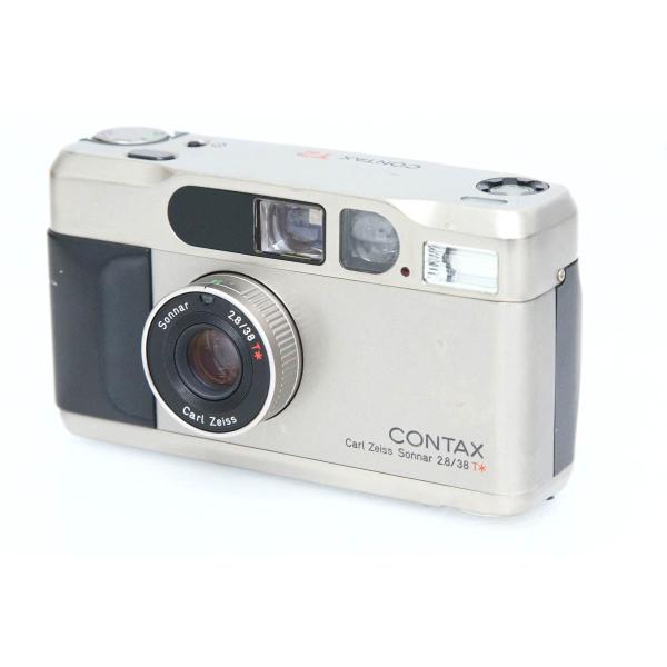 【全額返金保証】良品｜コンタックス T2 チタンシルバー（整備済品） CA01-R7055-4C3B