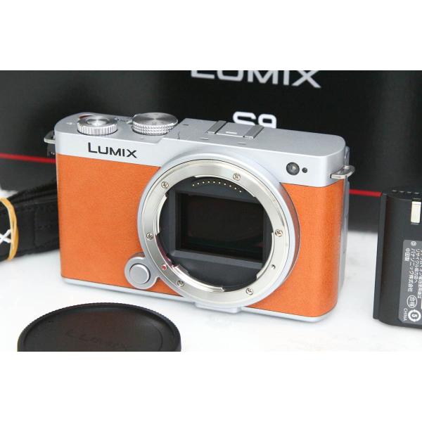 【全額返金保証】並品｜パナソニック LUMIX DC-S9 ボディ [キャメルオレンジ] CA01-R5259-2Q4