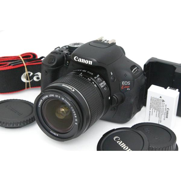 【全額返金保証】良品｜キヤノン EOS Kiss X5 EF-S18-55 IS II レンズキット CA01-R5751-3Y1B