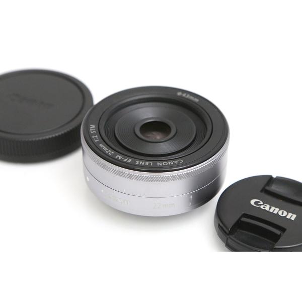 【全額返金保証】並品｜キヤノン EF-M22mm F2 STM CA01-B6110-3W1E