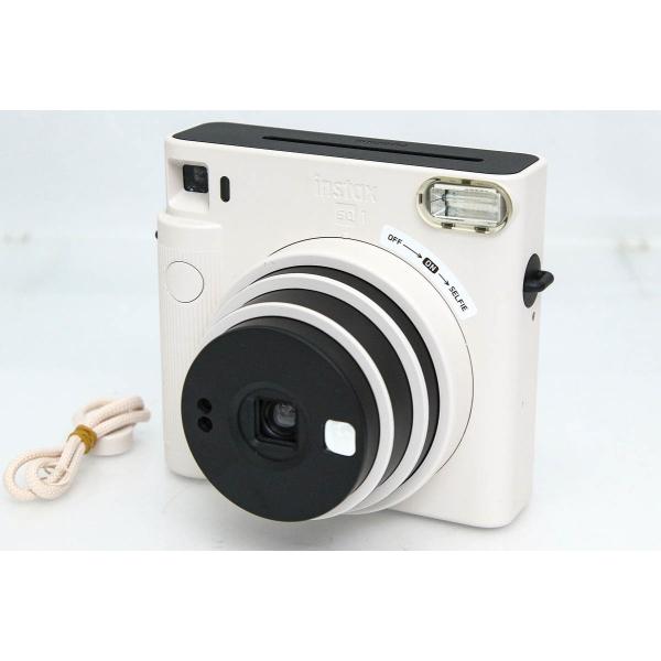 【全額返金保証】良品｜富士フイルム instax SQUARE SQ1 チェキスクエア [チョークホワイト] CA01-R6149-3Y2B