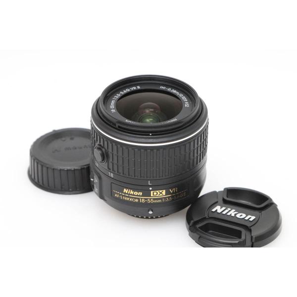 【全額返金保証】美品｜ニコン AF-S DX NIKKOR 18-55mm f/3.5-5.6G VR II CA01-D813-2A2B