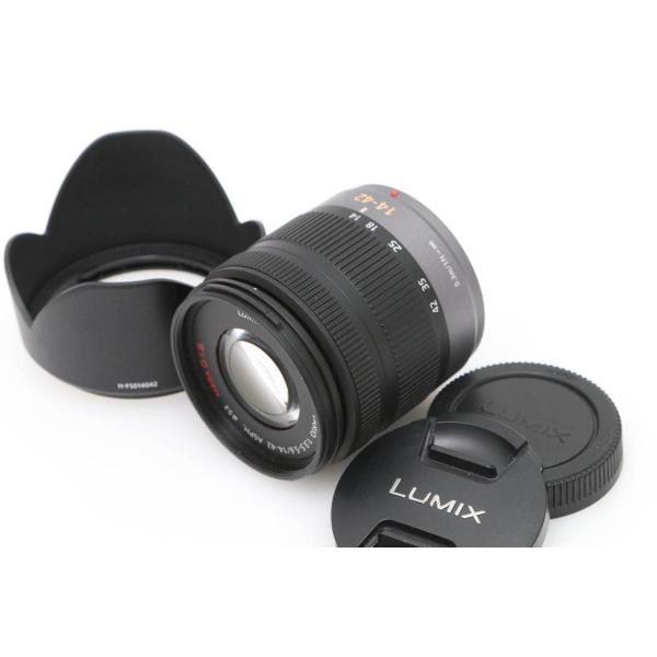 【全額返金保証】良品｜パナソニック G VARIO 14-42mm/F3.5-5.6 ASPH./MEGA O.I.S. H-FS014042 CA01-D1172-2R6B