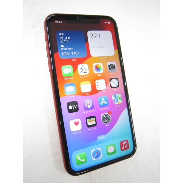 Apple 中古 iPhone11 64GB プロダクトレッド MWLV2J／A SIMフリー 