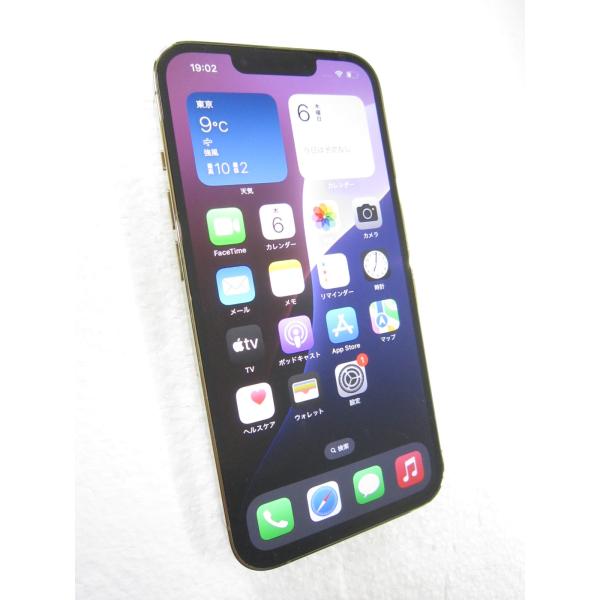 Apple 中古 Apple iPhone13 Pro 256GB ゴールド MLUQ3J／A SIMフリー