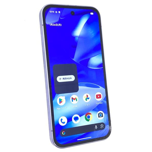 Google Pixel 9 中古 Pixel9a 128GB アイリス G3Y12 SIMフリー ※画面に