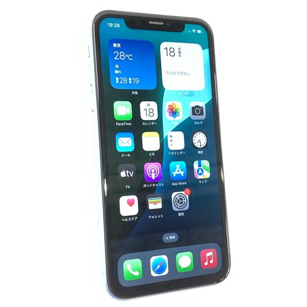 iPhoneXR 64GB SIMフリー新品未使用  判定〇 iPhone 中古 Apple iPhoneXR 64GB ブルー MT0E2J／A SIMフリー