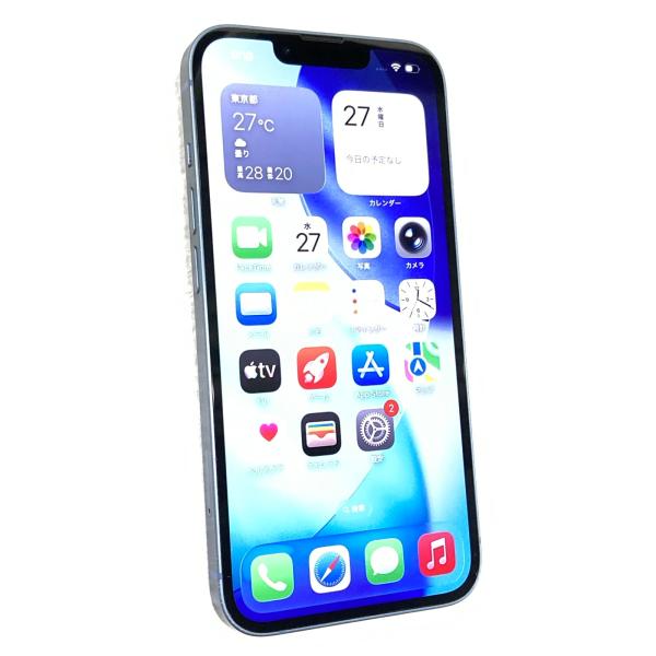iPhone 中古 Apple iPhone14 128GB ブルー MPVJ3J／A SIMフリー