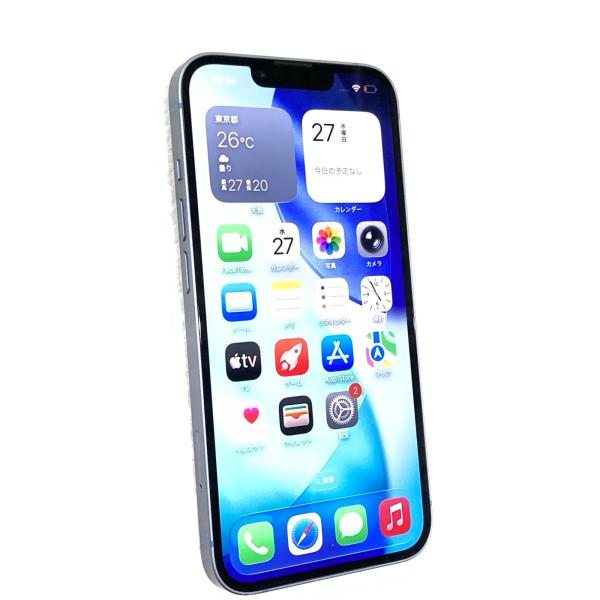 iPhone 中古 Apple iPhone14 128GB ブルー MPVJ3J／A SIMフリー