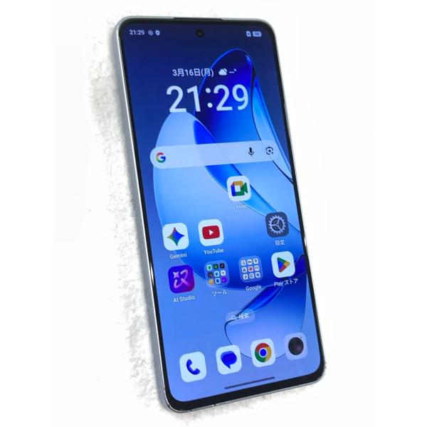 中古 OPPO Reno13 A 128GB アイスブルー OPG05 SIMフリー