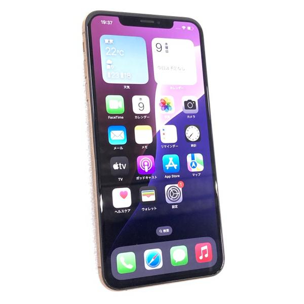 iPhone 中古 Apple iPhoneXs MAX 64GB ゴールド A2102 MT6T2J/A SIM