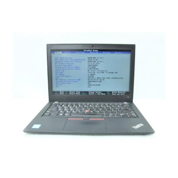 中古 モバイルノートパソコン Lenovo ThinkPad X280 20KESB8R00 Corei5-8350U/8GB-MEM/256GB-SSD/12.5インチ/OS無し