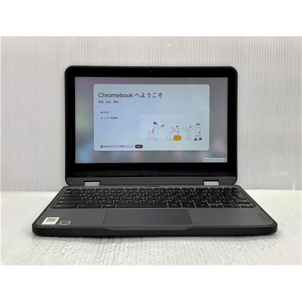 [仕様]●CPU：AMD 3015Ce 1.20GHz●メモリ：4GB●ストレージ：32GB eMMC●液晶：11.6インチ・タッチパネル（1366×768）●Webカメラ：あり●通信：有線LANなし、無線LANあり (ac)、Blueto...