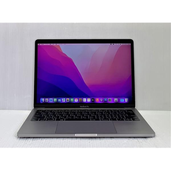 中古 Apple MacBook Pro 13inch 2016 Four Thunderbolt3 portsスペースグレイ Corei5/16GB/512GB/MacOS12.7.6/バッテリ消耗/難あり品/電源アダプタ ケーブル欠品