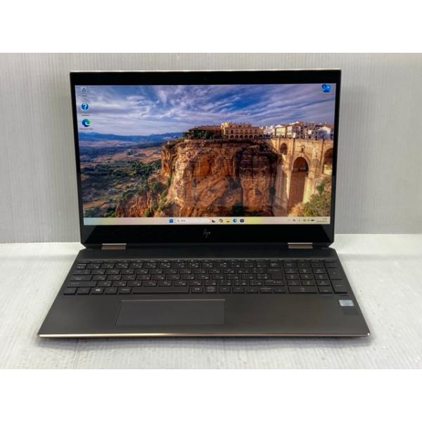 中古 2-in-1ノートパソコン HP Spectre x360 15-df1000 8NA37PA#ABJ Corei7-9750H/16GB-MEM/512GB-SSD/15.6インチ/Windows11Pro/WPS-Office