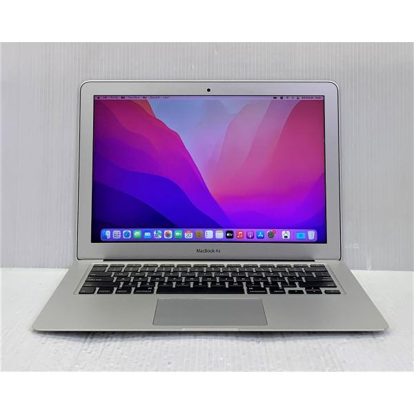 中古 Apple MacBook Air 13inch 2017 Corei5-1.8GHz/8GB-MEM/128GB-SSD/13.3inch/MacOS12.7.6/英語KB/バッテリ消耗/難あり品/ACアダプタ欠品