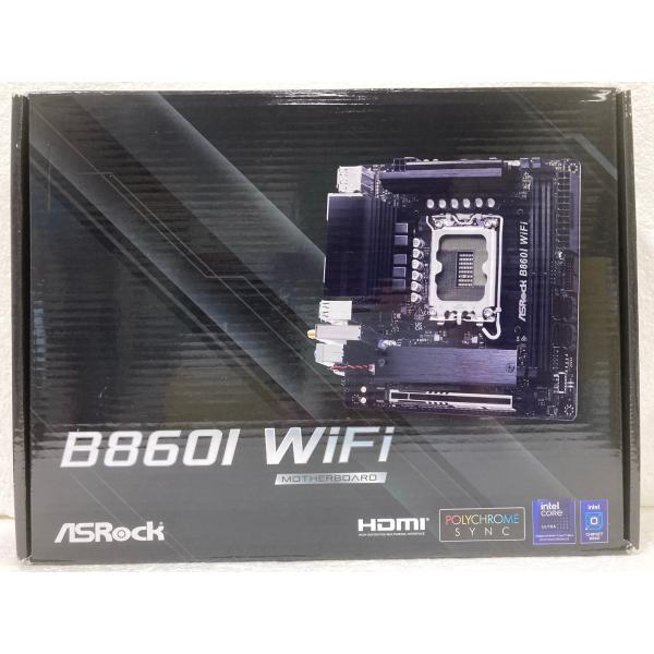 中古 マザーボード ASRock B860I WiFi For SI B860IWiFi Mini-ITX/LGA1851/Intel Core Ultra プロセッサー対応 (Series 2)