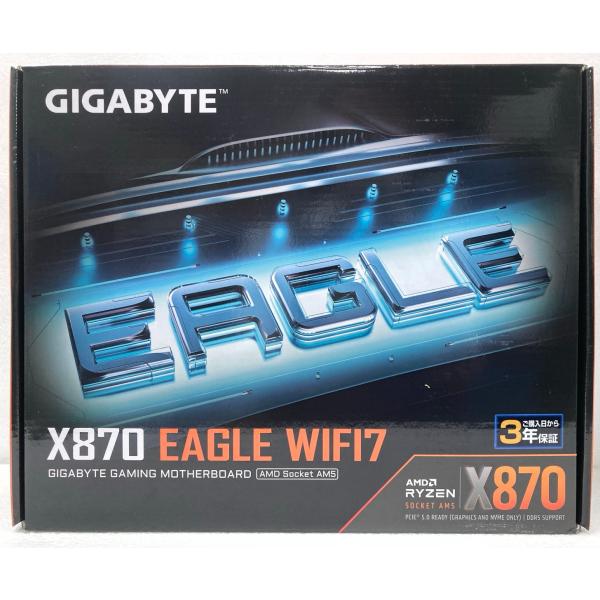 GIGABYTE Gaming 中古 マザーボード X870 EAGLE WIFI7 ATX/Socket AM5